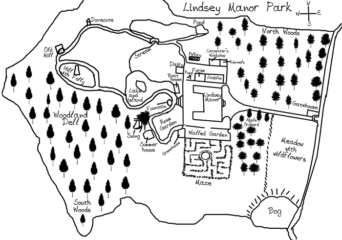 Map of Lindsey Park Manor